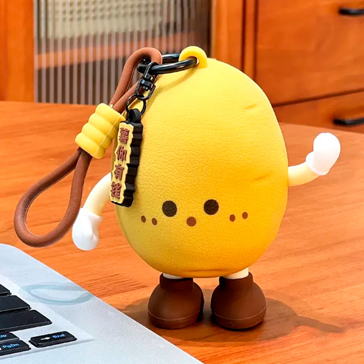 Monedero De Silicona Kawaii Comida Portaobjetos Colgante QBT133