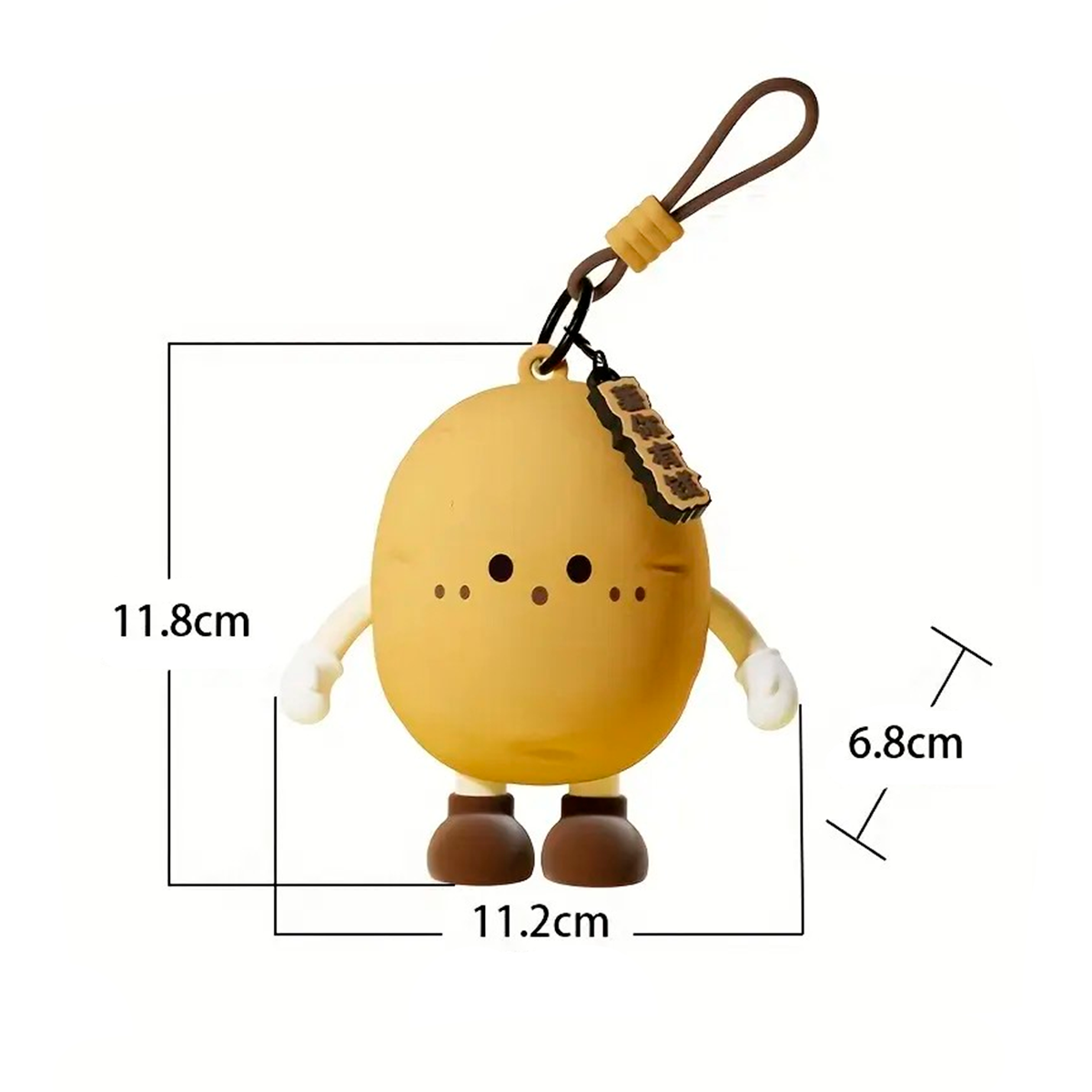 Monedero De Silicona Kawaii Comida Portaobjetos Colgante QBT133