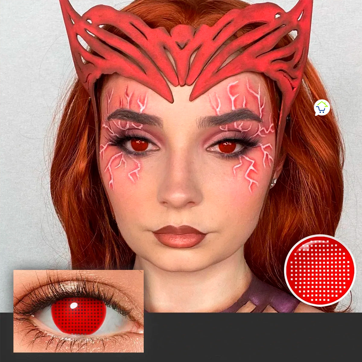 Lentes De Contacto Cosplay Lentillas Disfraz Anime Halloween LENC