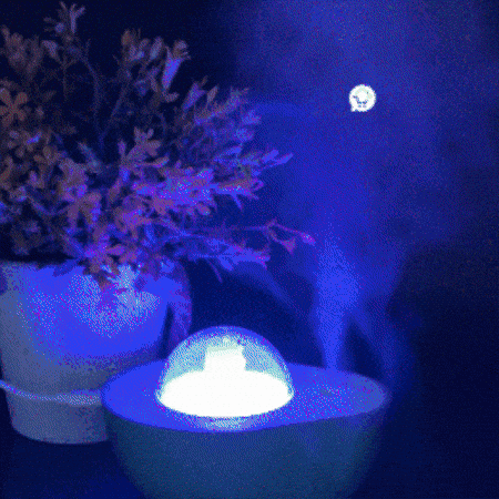 Humidificador De Aguacate Difusor De Aromas y Luces RGB PVT-SQ001