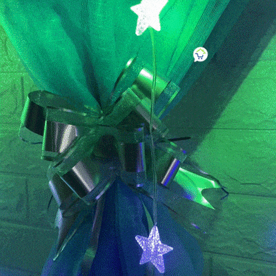 Cortina De Estrellas 3 M 120 LED Navidad 1820