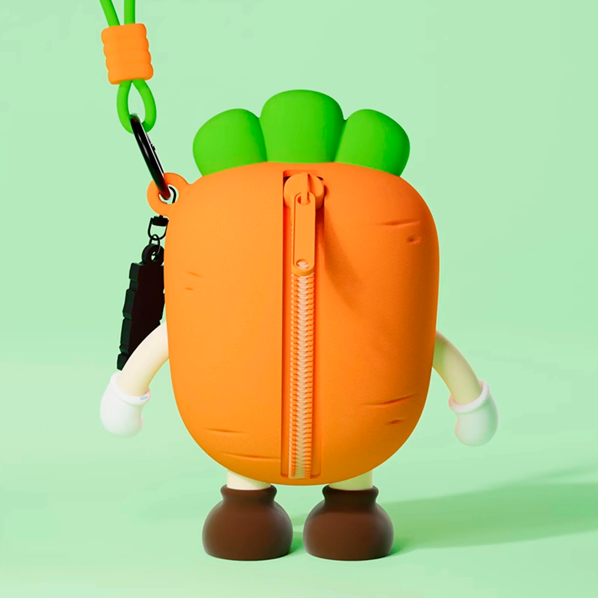 Monedero De Silicona Kawaii Comida Portaobjetos Colgante QBT133