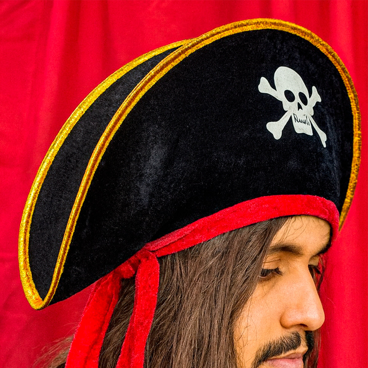 Sombrero Pirata Niño y Adulto Disfraz Halloween Fiesta KL1027-5354