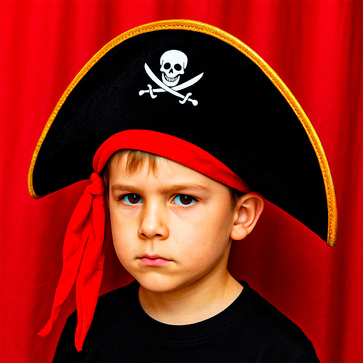 Sombrero Pirata Niño y Adulto Disfraz Halloween Fiesta KL1027-5354