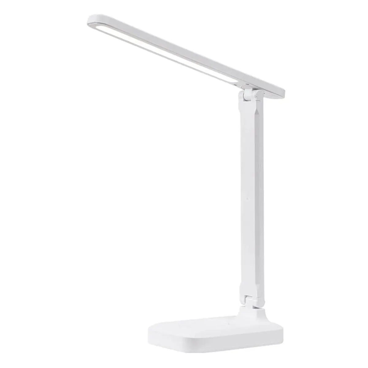 Lámpara de Escritorio LED Recargable Táctil Plegable con Soporte para Celular MS-1002