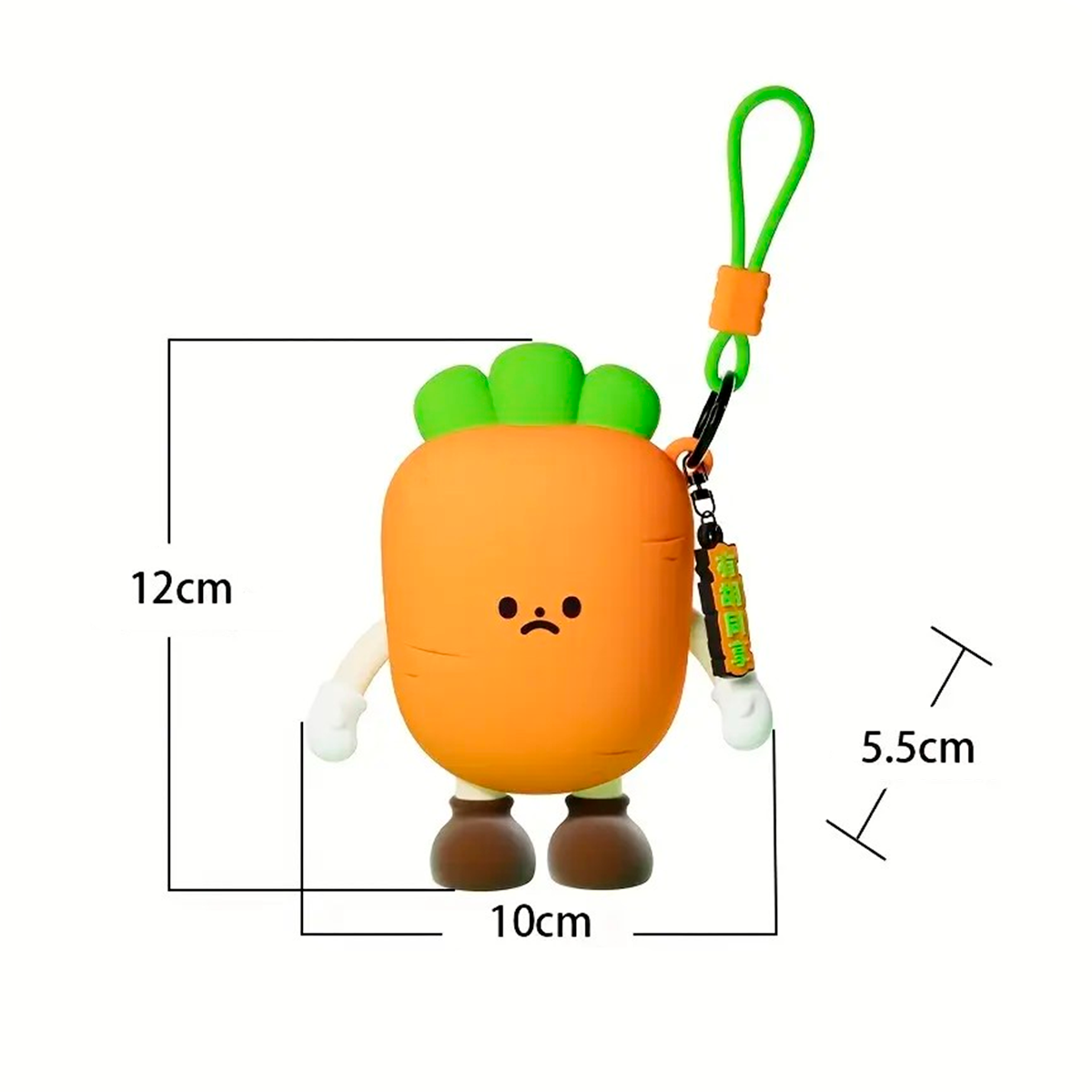 Monedero De Silicona Kawaii Comida Portaobjetos Colgante QBT133