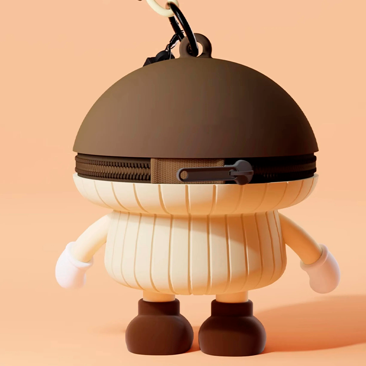 Monedero De Silicona Kawaii Comida Portaobjetos Colgante QBT133