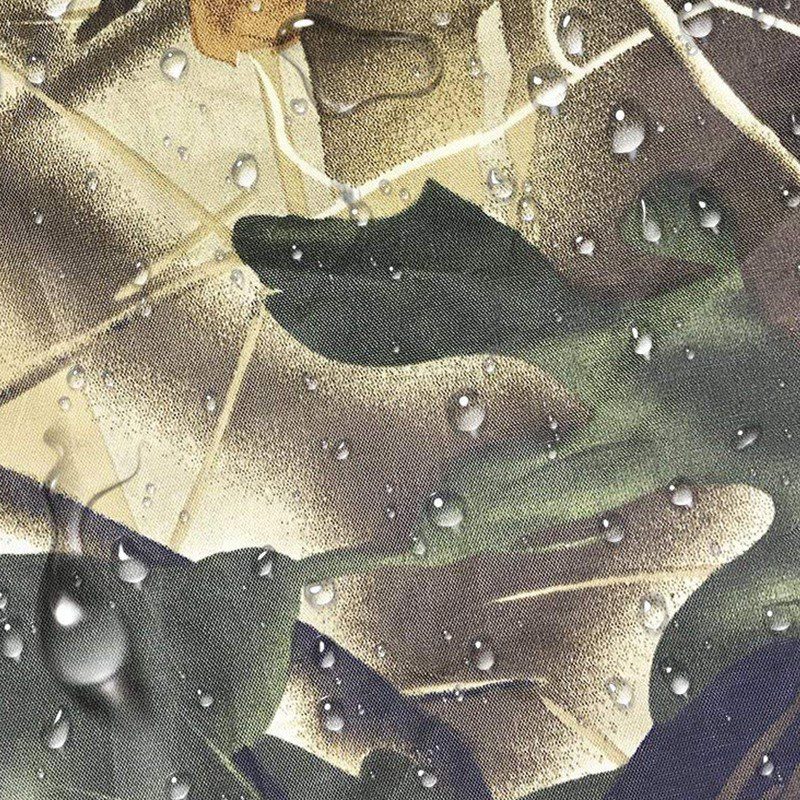 Impermeable Capucha Capa Poncho Camuflado Adultos Protección Lluvia
