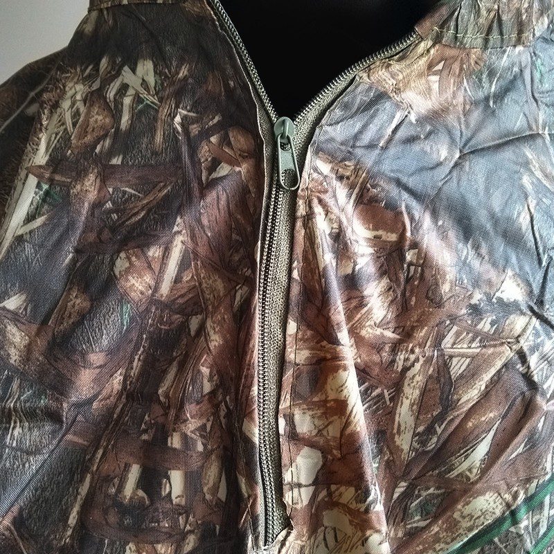 Impermeable Capucha Capa Poncho Camuflado Adultos Protección Lluvia