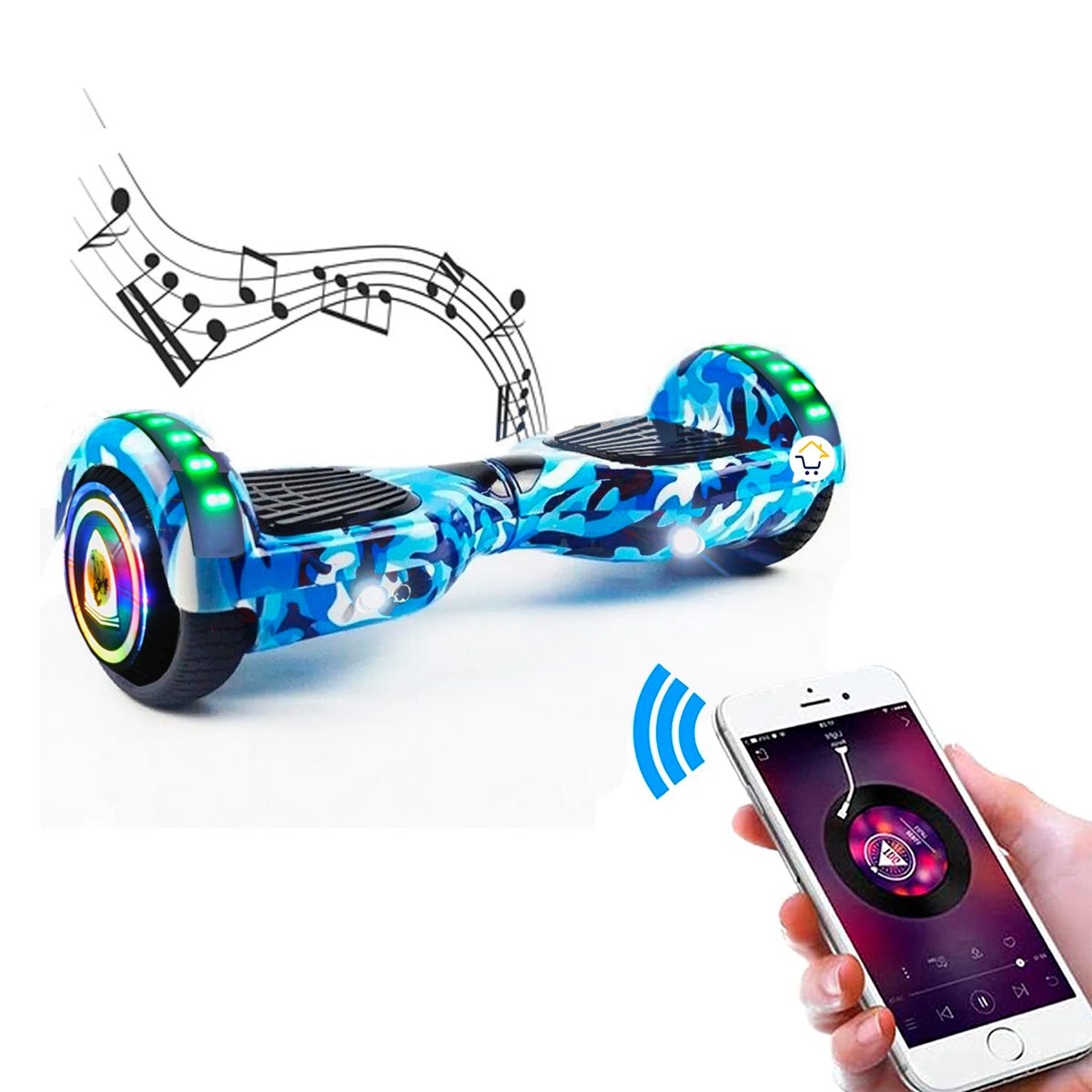Patineta Eléctrica Scooter Bluetooth Malumeta Smart Balance A3
