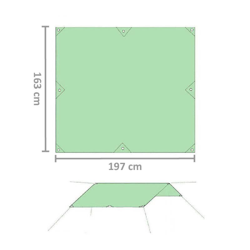 Sobre Carpa Camping Impermeable Campamento Playa Aire Libre RF 136