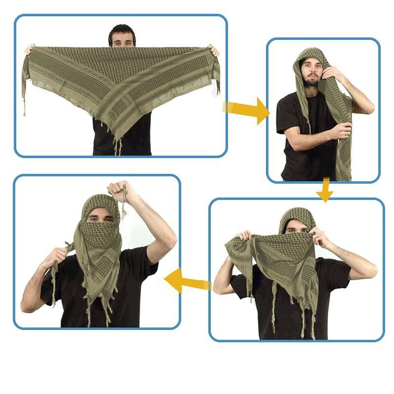 Hata Bufanda Árabe Jata Shemag Unisex RF 222