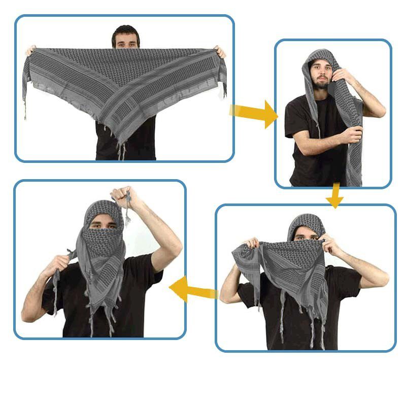 Hata Bufanda Árabe Jata Shemag Unisex RF 222