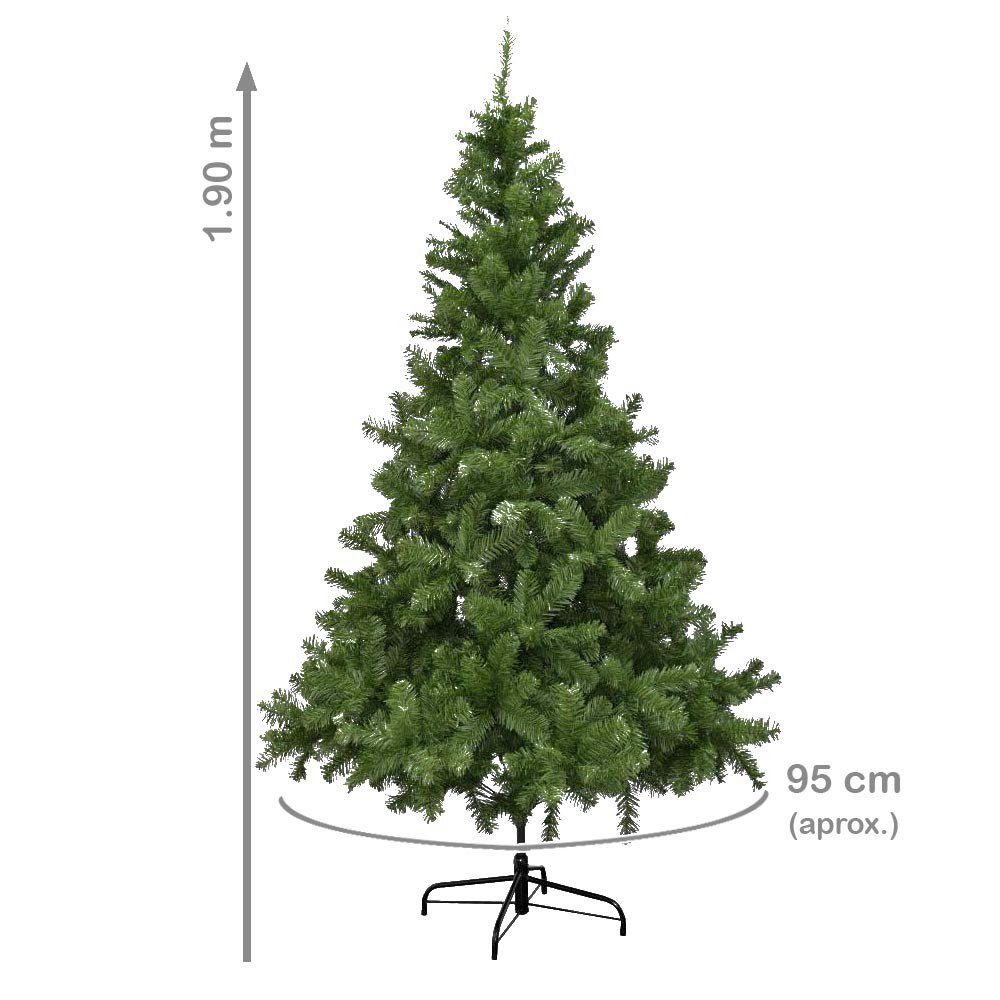 Árbol Navidad Tupido Clásico 190 cm MRL190C