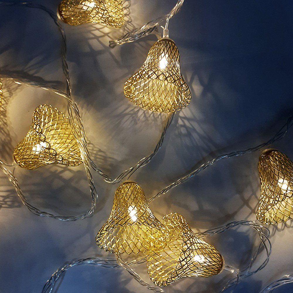 Extensión Luces Campana Metal 180cm Led X10 ZE041