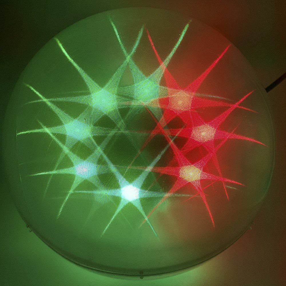 Esfera Luminosa LED Cambio Luces Bola Navidad Discoteca RF 088