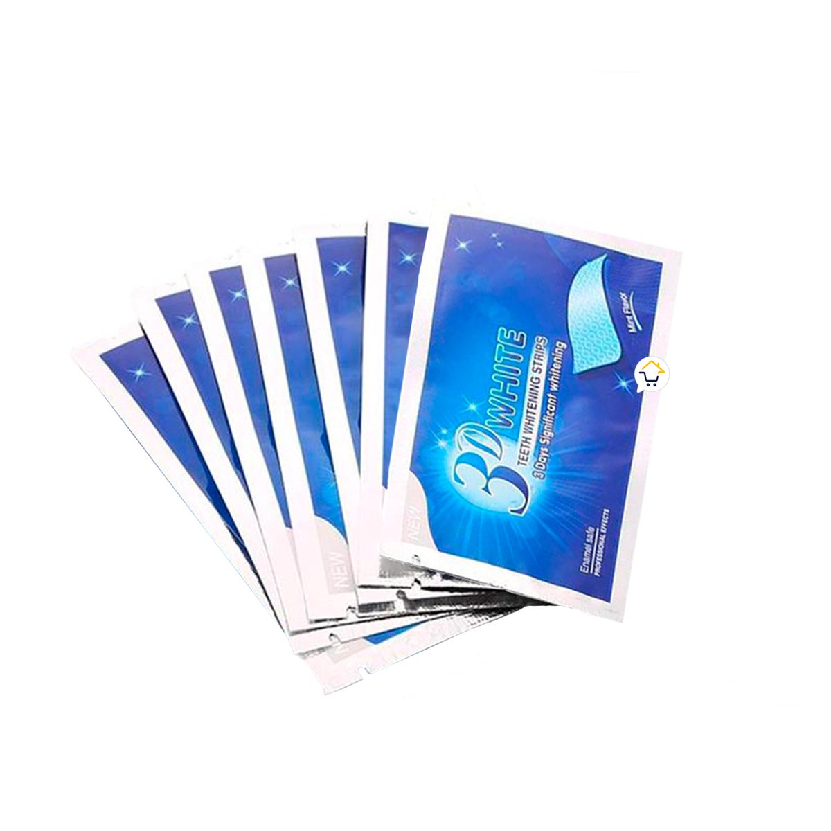 Tiras blanqueadoras de dientes 7 Piezas pegatina cuidado Dental 73D