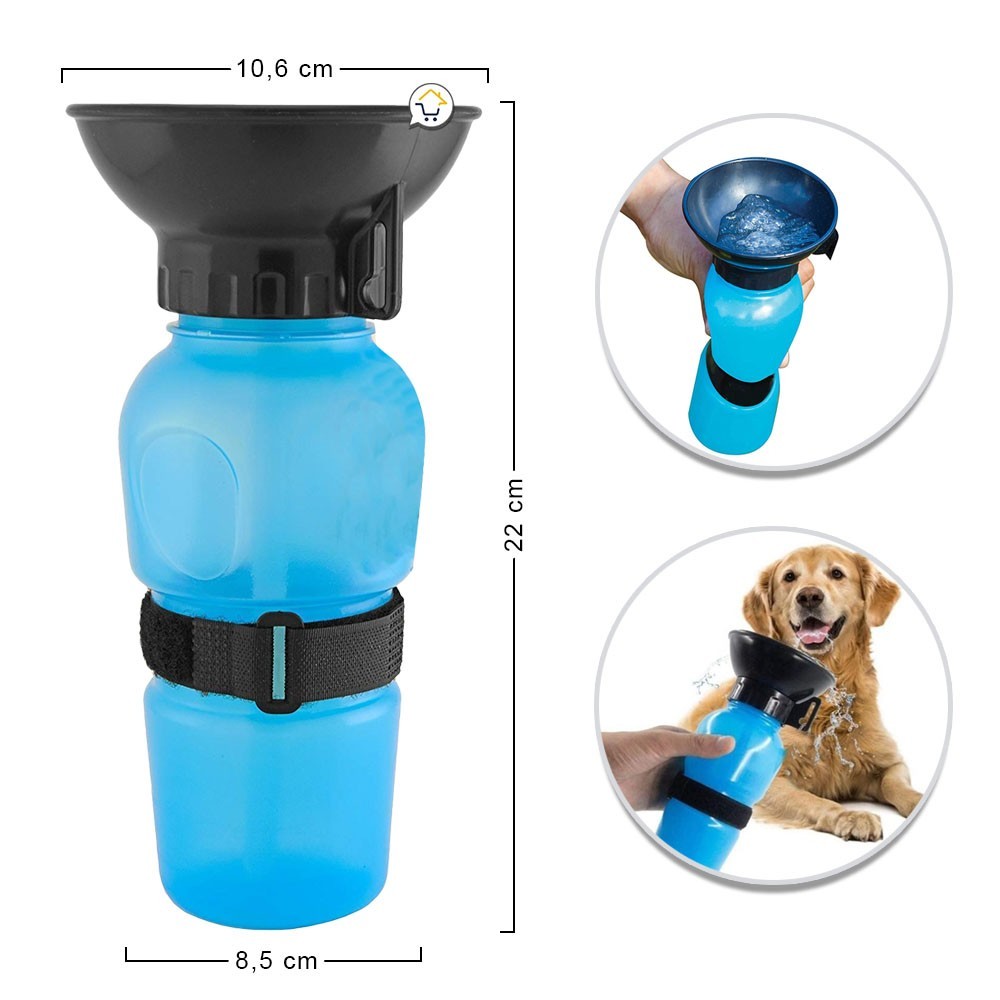 Bebedero Agua Portátil Mascotas Dispensador Termo Perros RF 0015