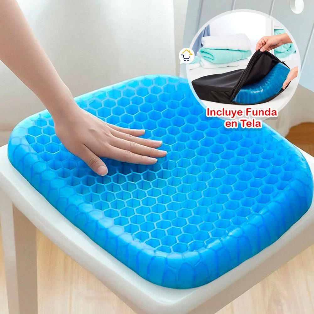 Para Silla Oficina Cojin De Gel Ortopedico Cojín Gel Flexible