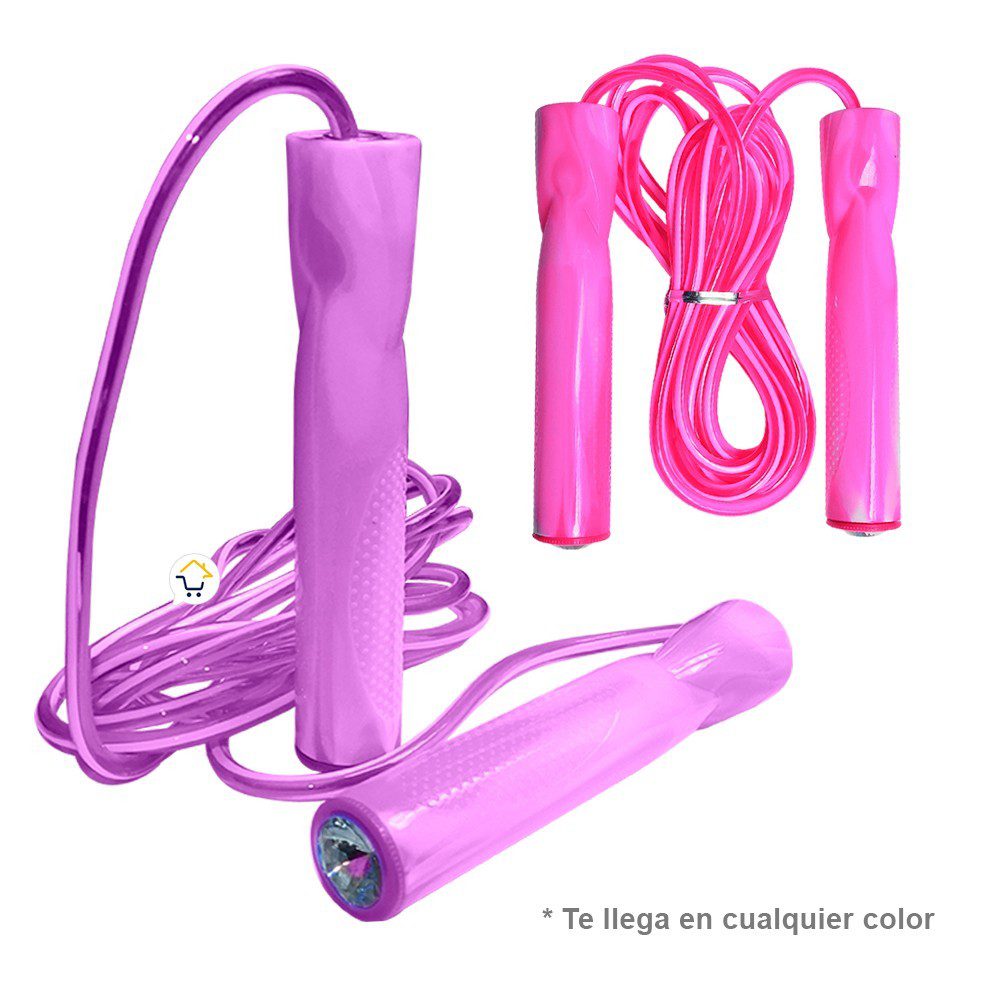 Cuerda Para Saltar Soga Plástico Rápida Crossfit MUJER AD-8768