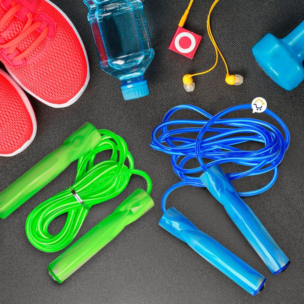 Cuerda de saltar segmentada de plástico para adolescentes, niños y adultos,  para mantenerse en forma, entrenamiento, entrenamiento y pérdida de peso