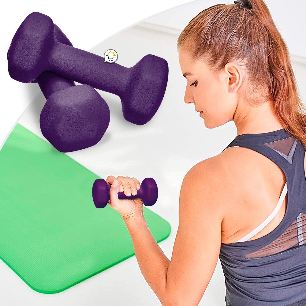 Levantar Pesas Kit De Pesas Para Mujer Pesas Deportivas Libras Set