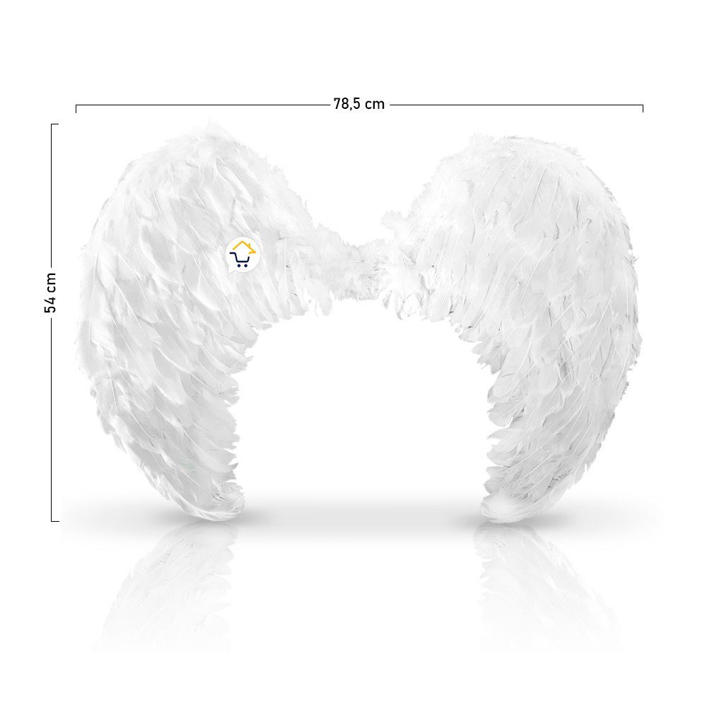 Alas Angel Grandes Plumas Accesorio Disfraz Halloween AF483G