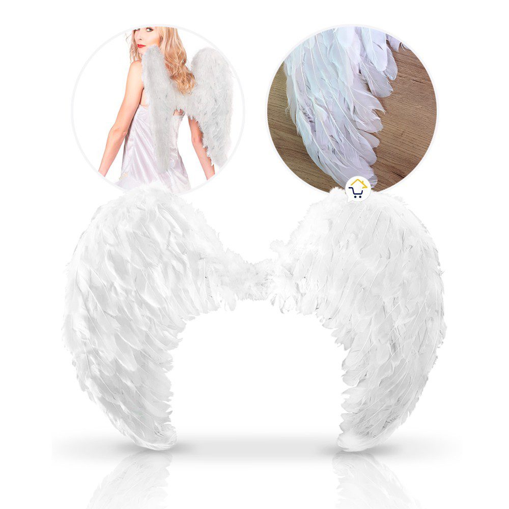 Alas Angel Grandes Plumas Accesorio Disfraz Halloween AF483G