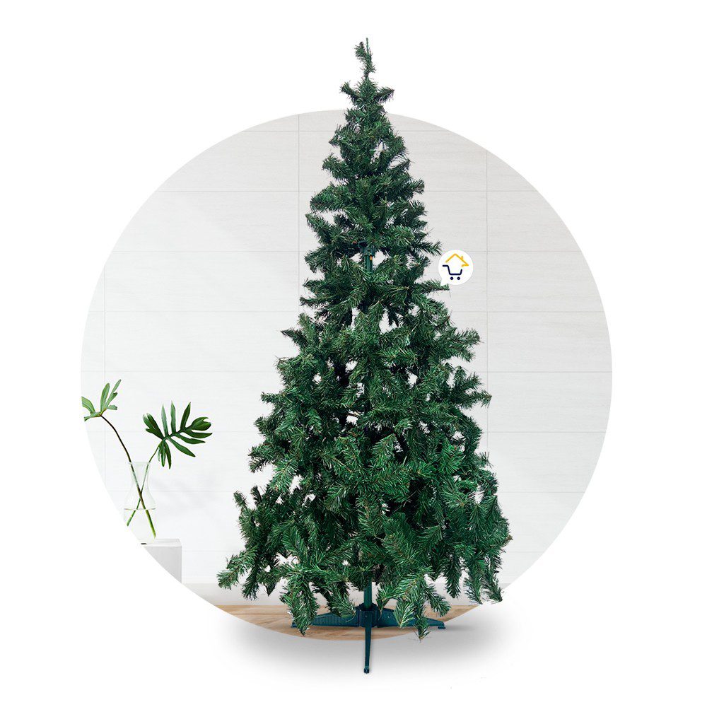 Árbol Navidad Pomposo Tupido 2.25m 680 Ramas Fexton225