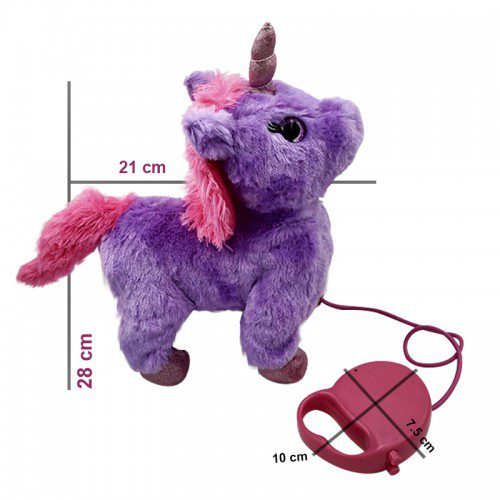 Unicornio Peluche Control Remoto Sonidos Y Movimiento MG010