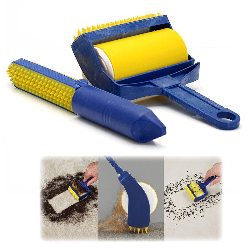 Rodillo Sticky Roller Quita Pelo Mascotas Residuos + Mini Rodillo Portable Ref. NA-389