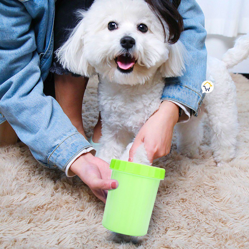 Limpiador Patas Perro Cepillo Limpieza Portátil Mascotas BS-72