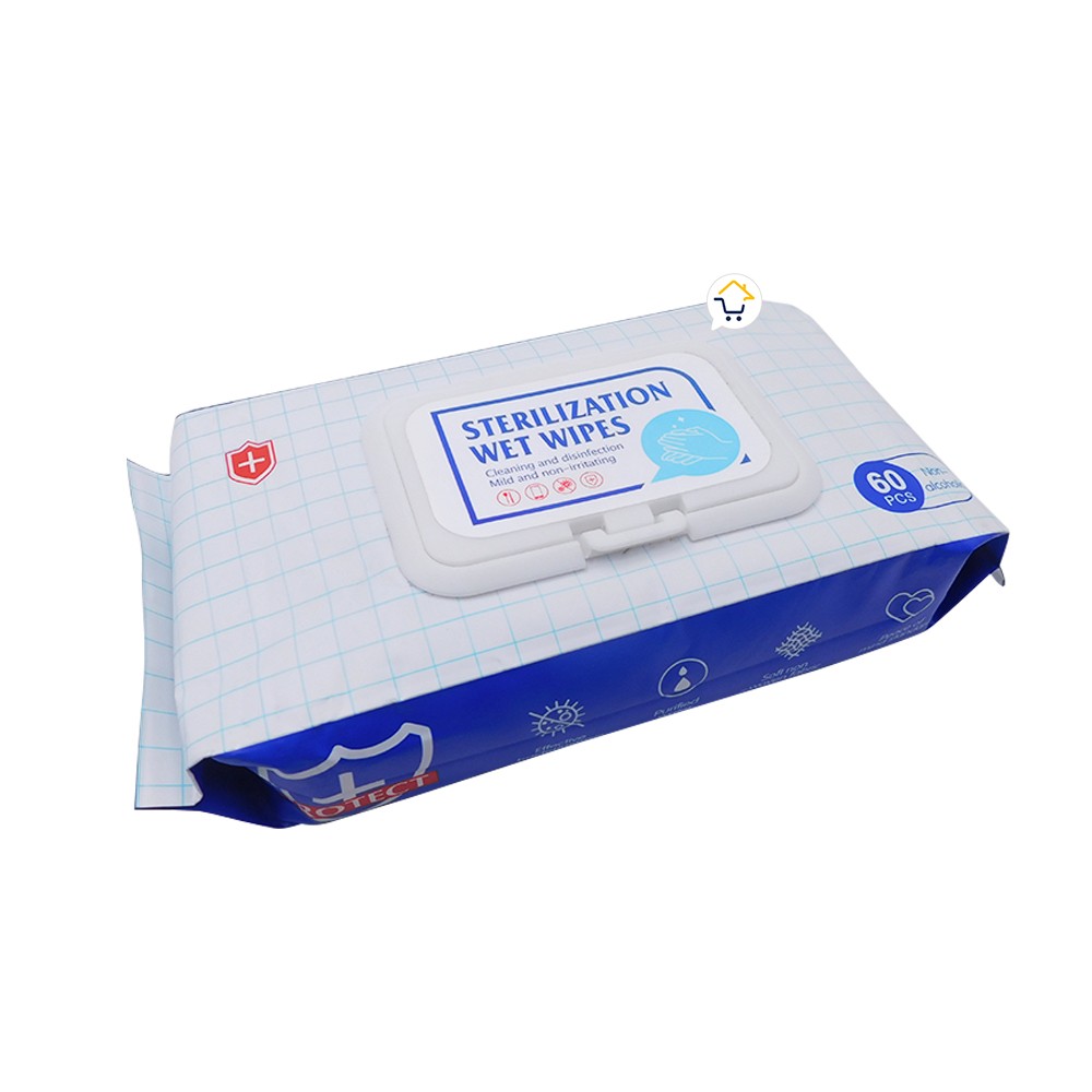 Toallas Húmedas X60 Pañitos Desinfectantes Sin Alcohol HD871