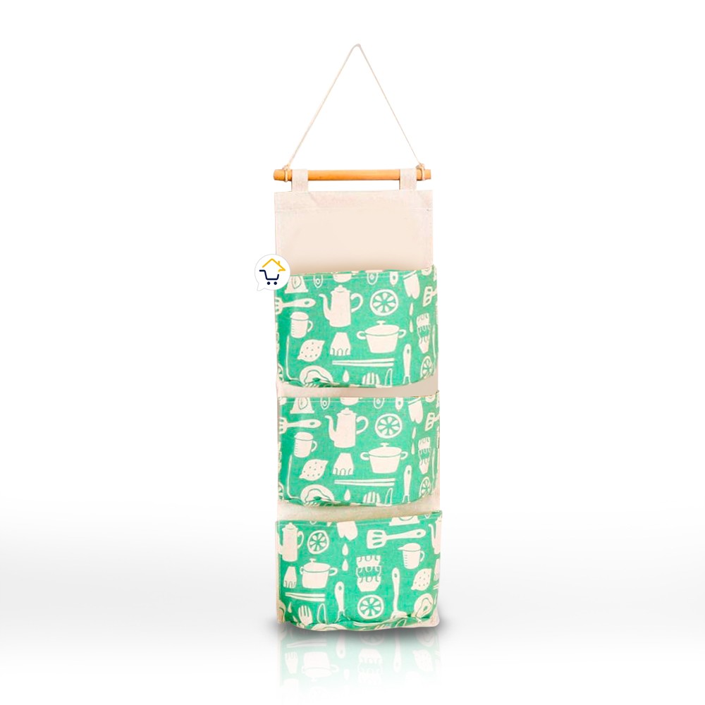 Bolsa Organizadora Colgante 3 Bolsillos Multiusos MD303