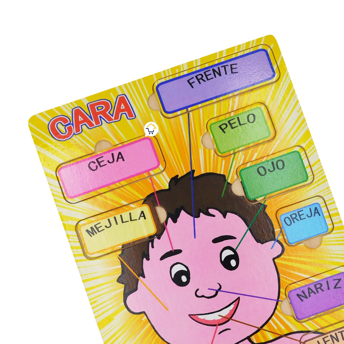 Rompecabezas Didáctico Rostro Niño Madera