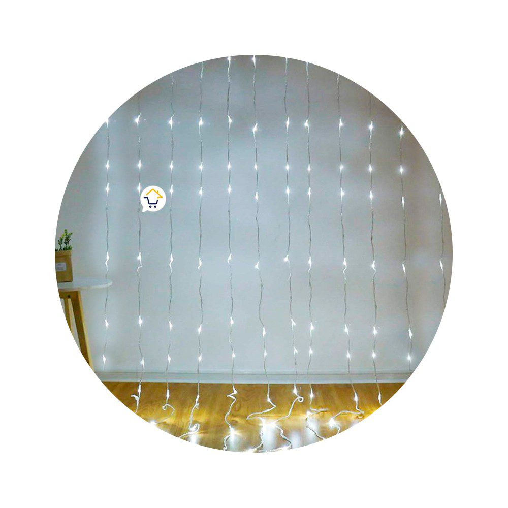 Luz Cascada 4X2 Metros 320 LED Luces Navidad BLANCA 320LEDB2