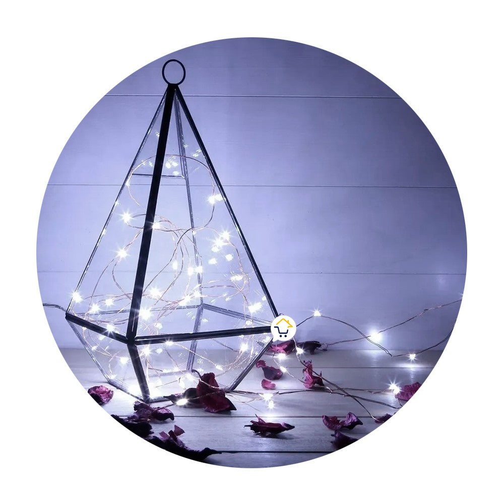 Extensión Micro LED Lineal 10m 100 Luces Navidad Blanco 1541C