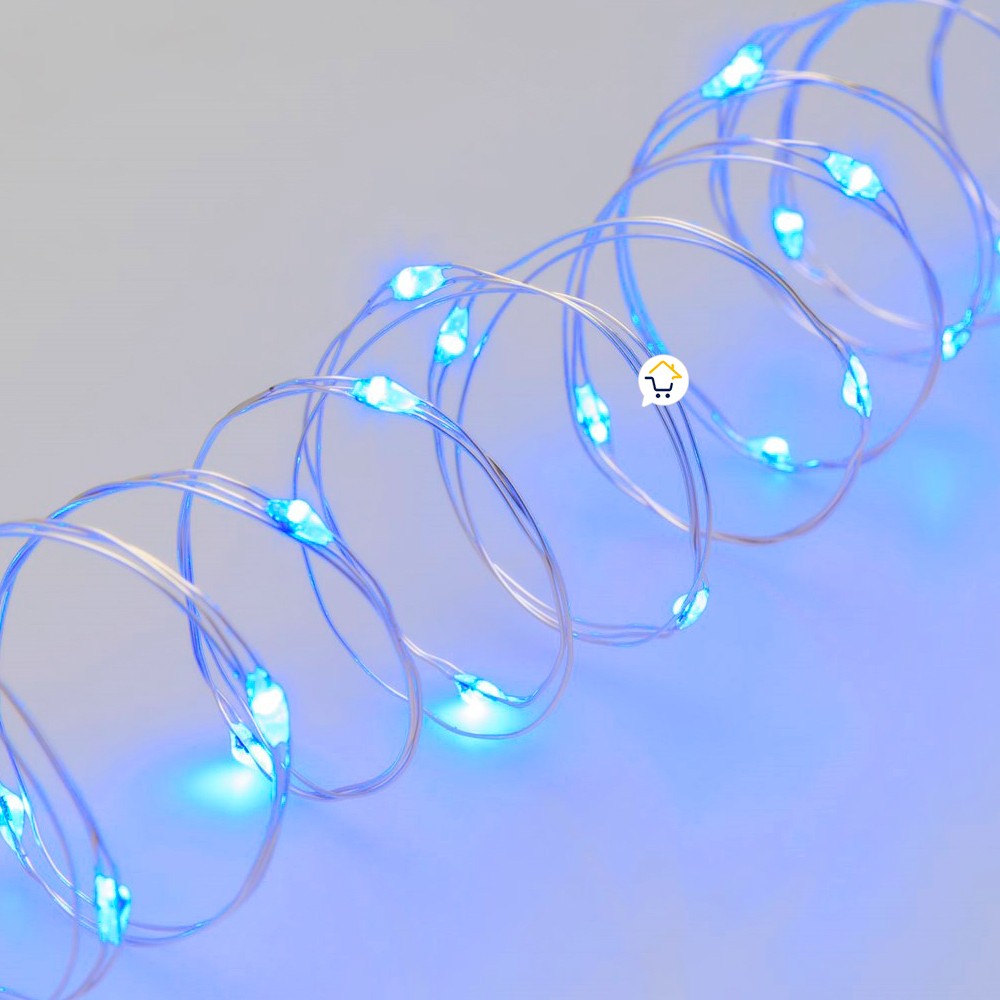 Extensión Micro LED Lineal 10m 100 Luces Navidad Azul 1542C