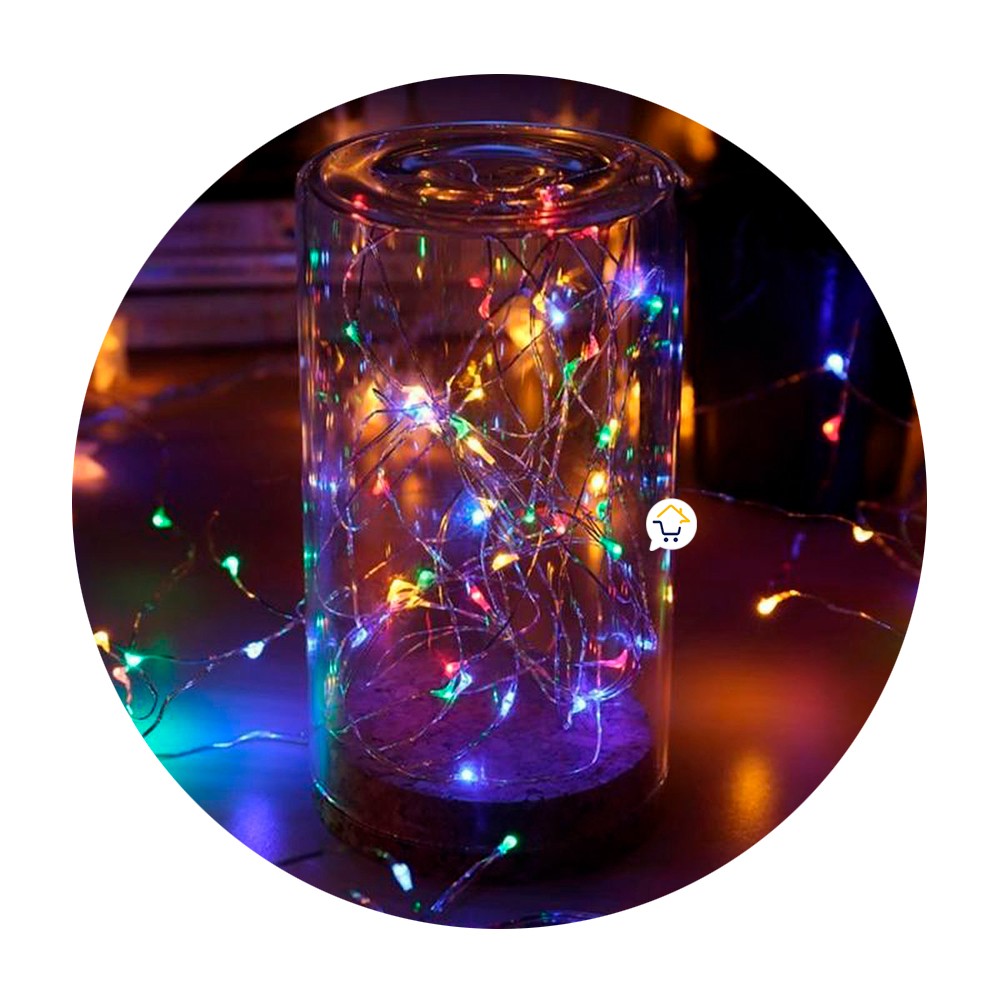 Extensión Micro LED Lineal 10m 100 Luces Navidad Multicolor 1543C