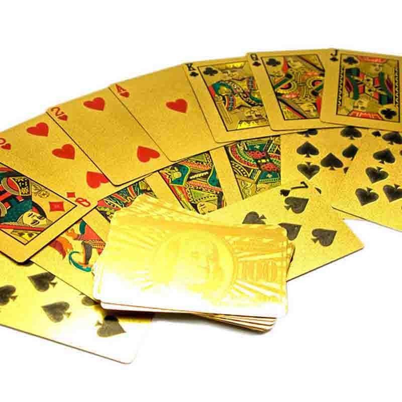 Cartas Remis Baraja metalizadas Poker Naipe Flexible 8077