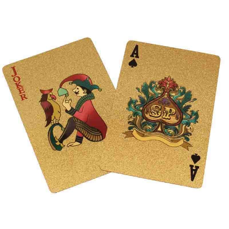 Cartas Remis Baraja metalizadas Poker Naipe Flexible 8077