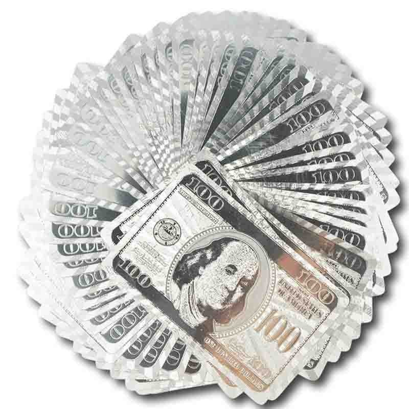 Cartas Remis Baraja metalizadas Poker Naipe Flexible 8077