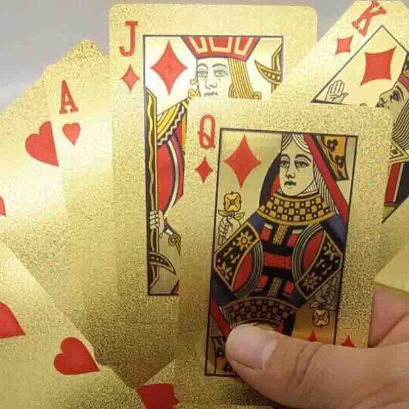 Cartas Remis Baraja metalizadas Poker Naipe Flexible 8077
