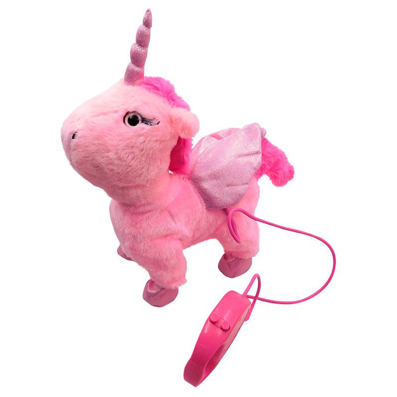 Unicornio Peluche Control Remoto Sonidos Y Movimiento MG010