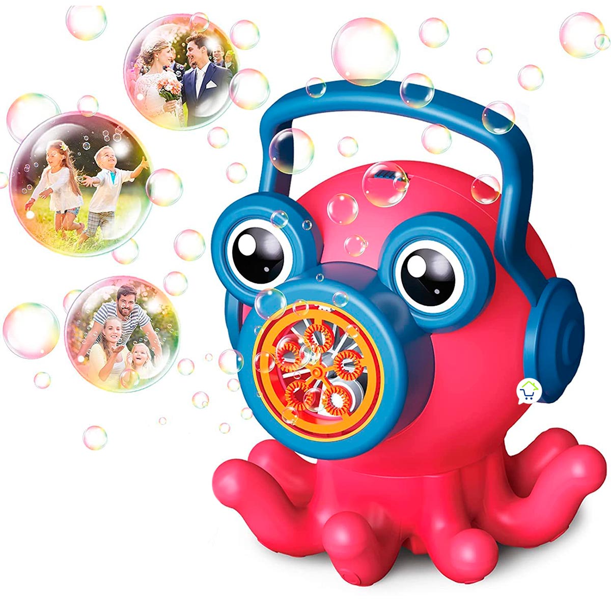 Máquina De Burbujas Pulpo Juguete Jabonera Infantil KM138835