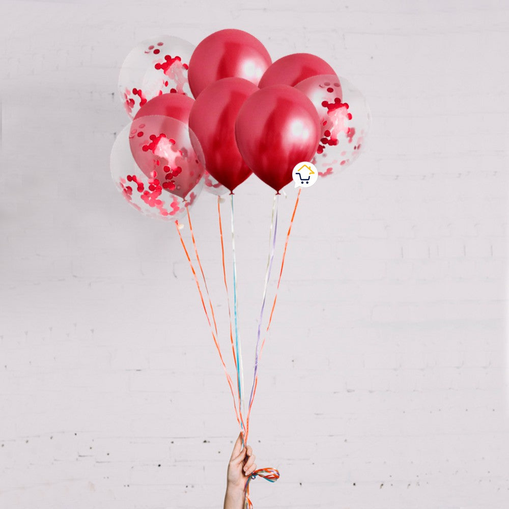 Kit Decoración Globos Confeti y Metalizados Fiesta 002