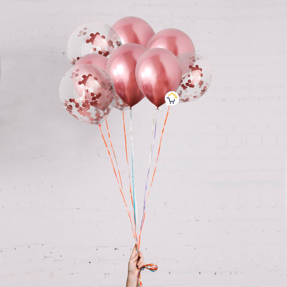 Kit Decoración Globos Confeti y Metalizados Fiesta 002
