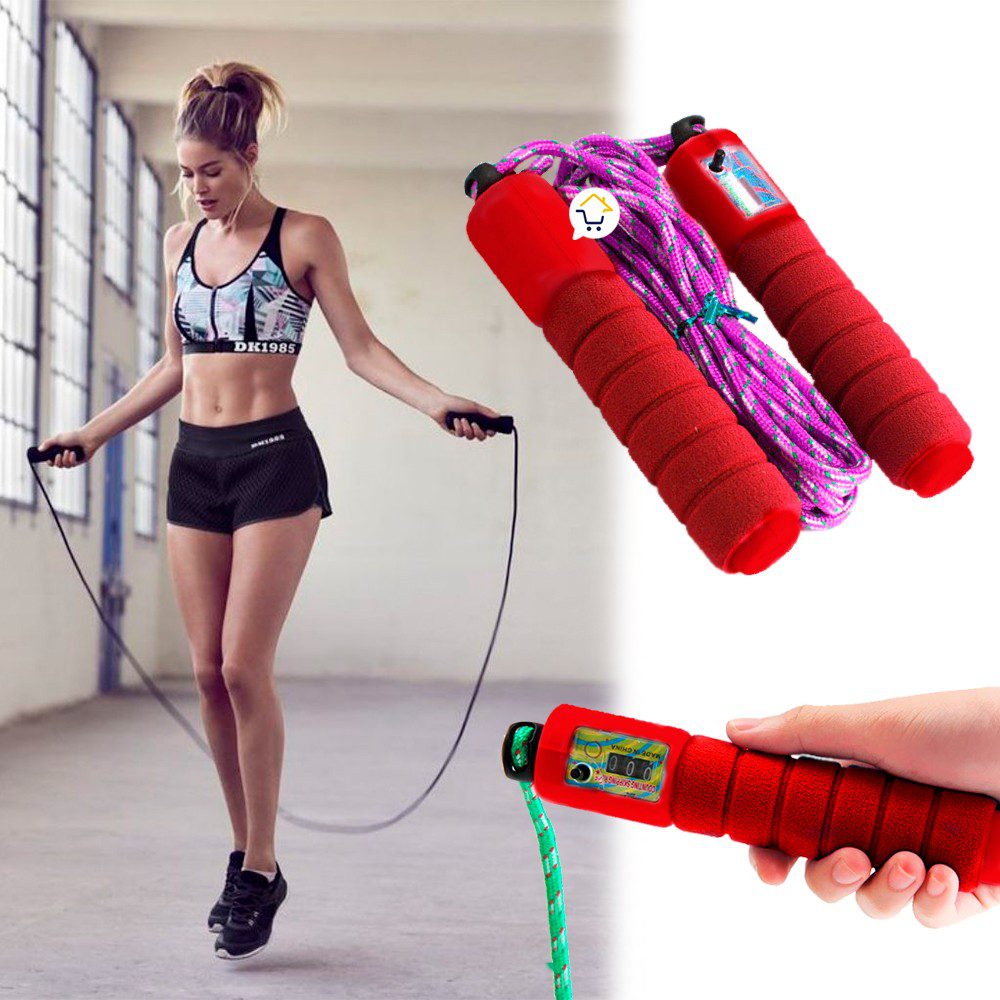 Cuerda Lazo Contador Saltar Soga Ejercicio Crossfit PT19170