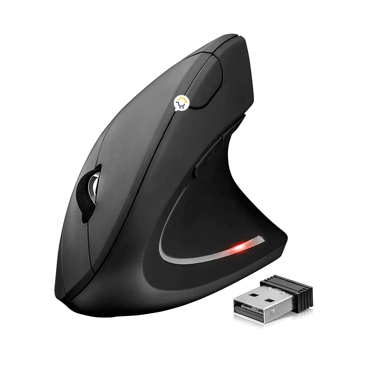 Mouse Vertical Ergonómico Inalámbrico Recargable 6 botones D05