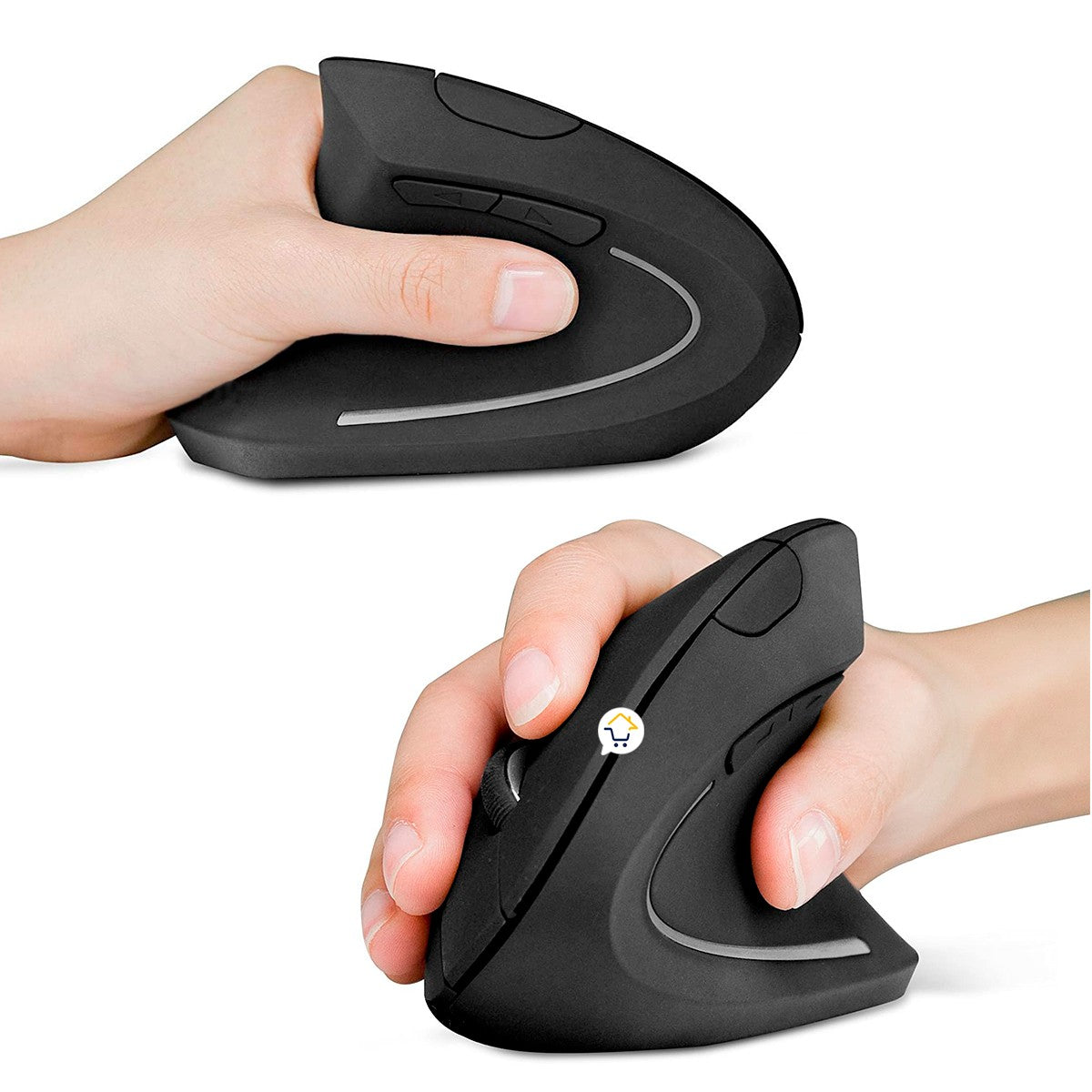 Mouse Vertical Ergonómico Inalámbrico Recargable 6 botones D05